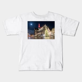 Haarlem Night - Christmas at the St Bavo Church Kids T-Shirt